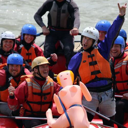 White Water Rafting Cardiff Stag